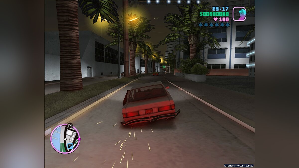 Realistic cars suspension and crashes for GTA Vice City - Картинка #3