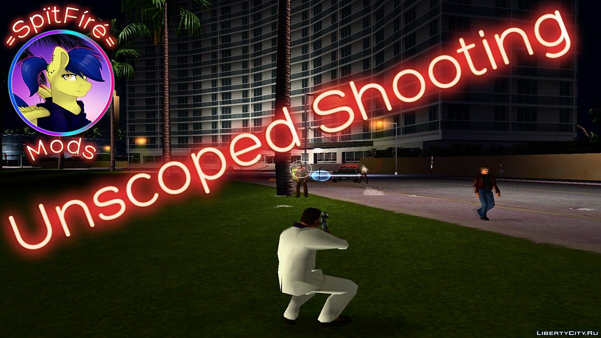 Unscoped Shooting for GTA Vice City - Картинка #1