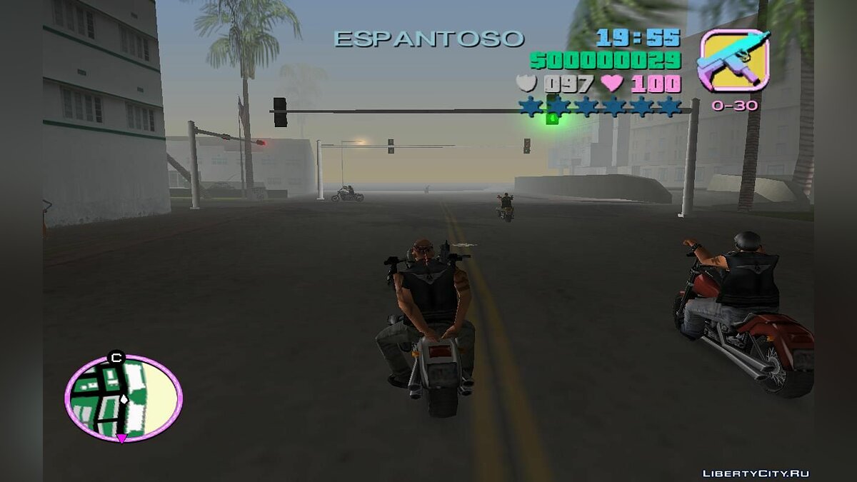 Bikers in Traffic (VC) 1.2 for GTA Vice City - Картинка #5