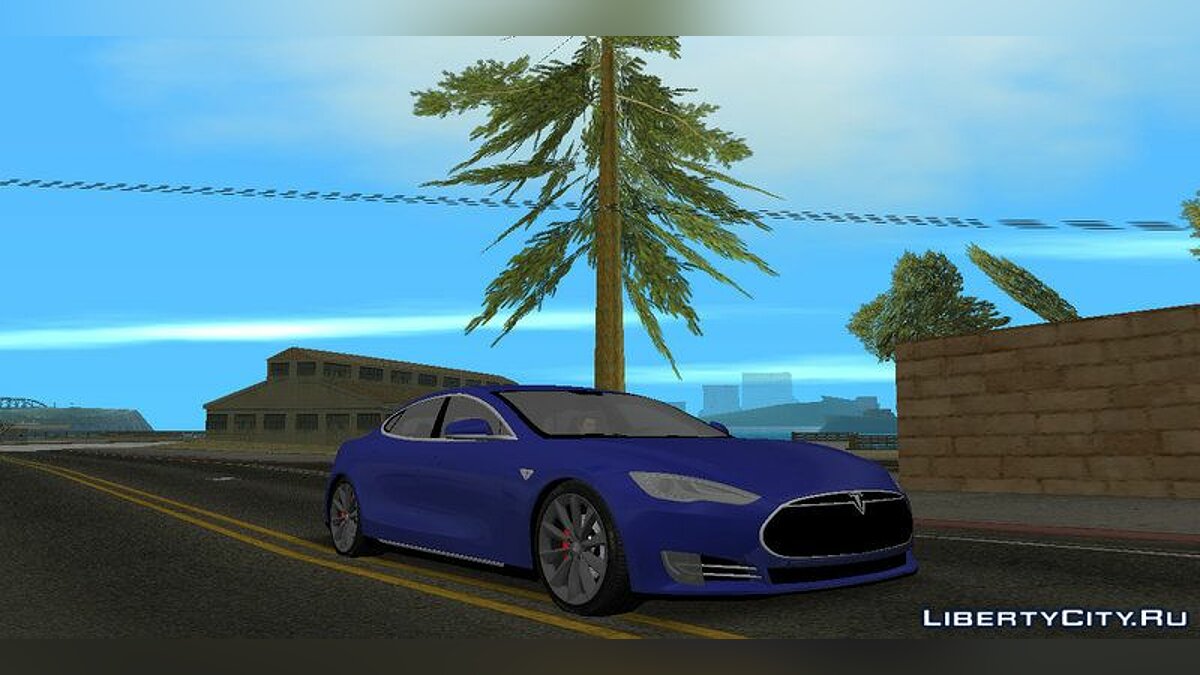 2014 Tesla Model S P85D для GTA Vice City - Картинка #2