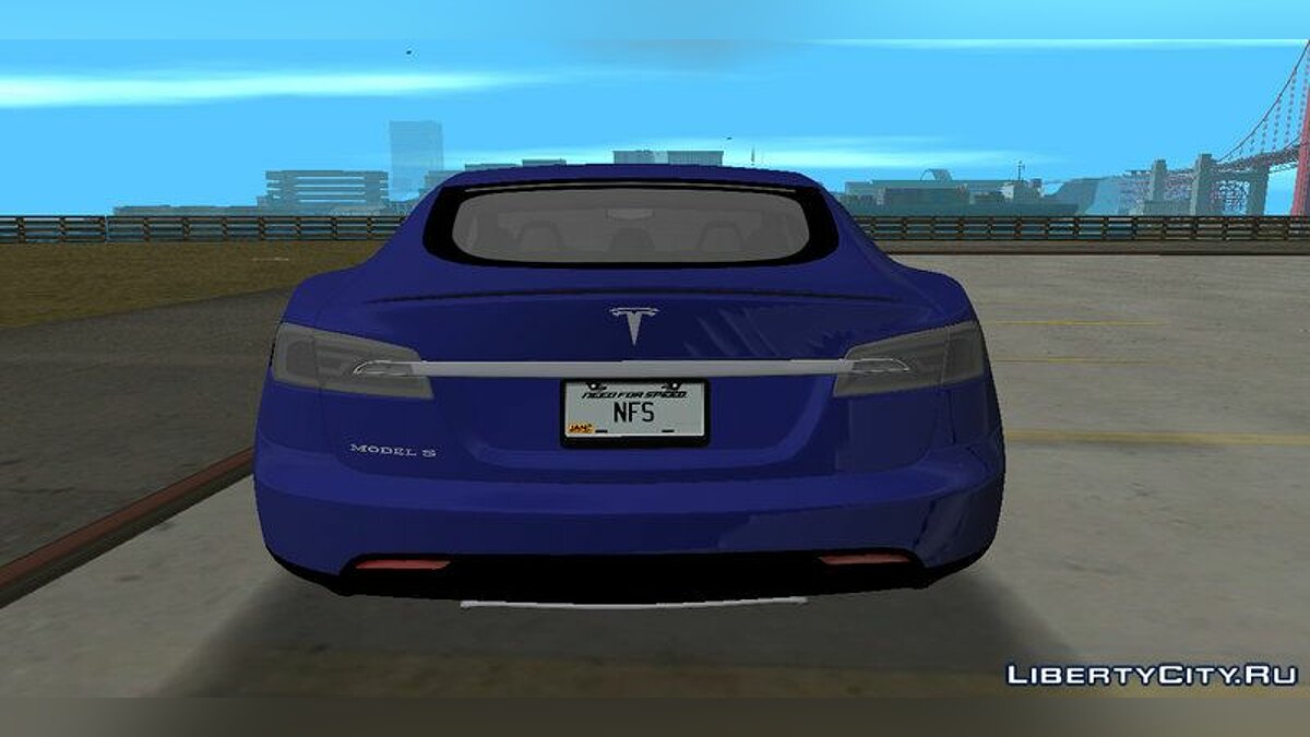 2014 Tesla Model S P85D для GTA Vice City - Картинка #3