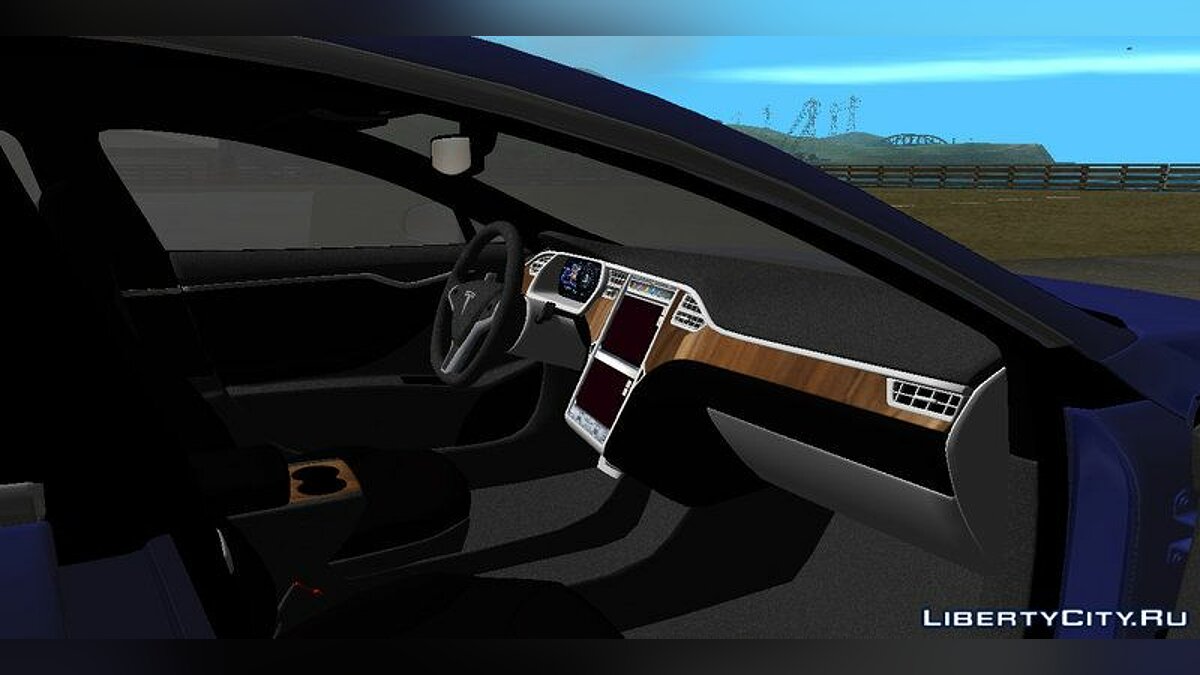 2014 Tesla Model S P85D для GTA Vice City - Картинка #4