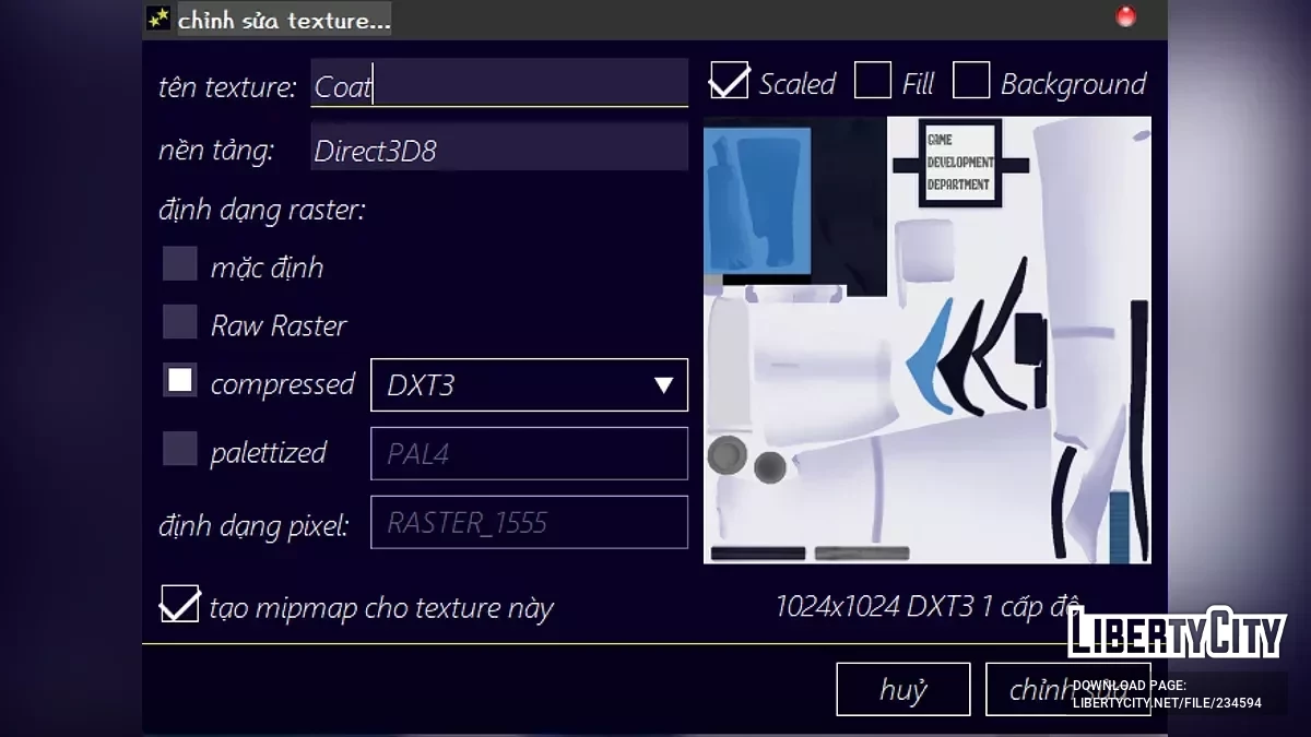 Вьетнамская локализация для MagicTXD / GTA Vice City