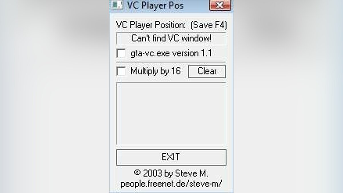 VC Player Position 1.0 для GTA Vice City - Картинка #1