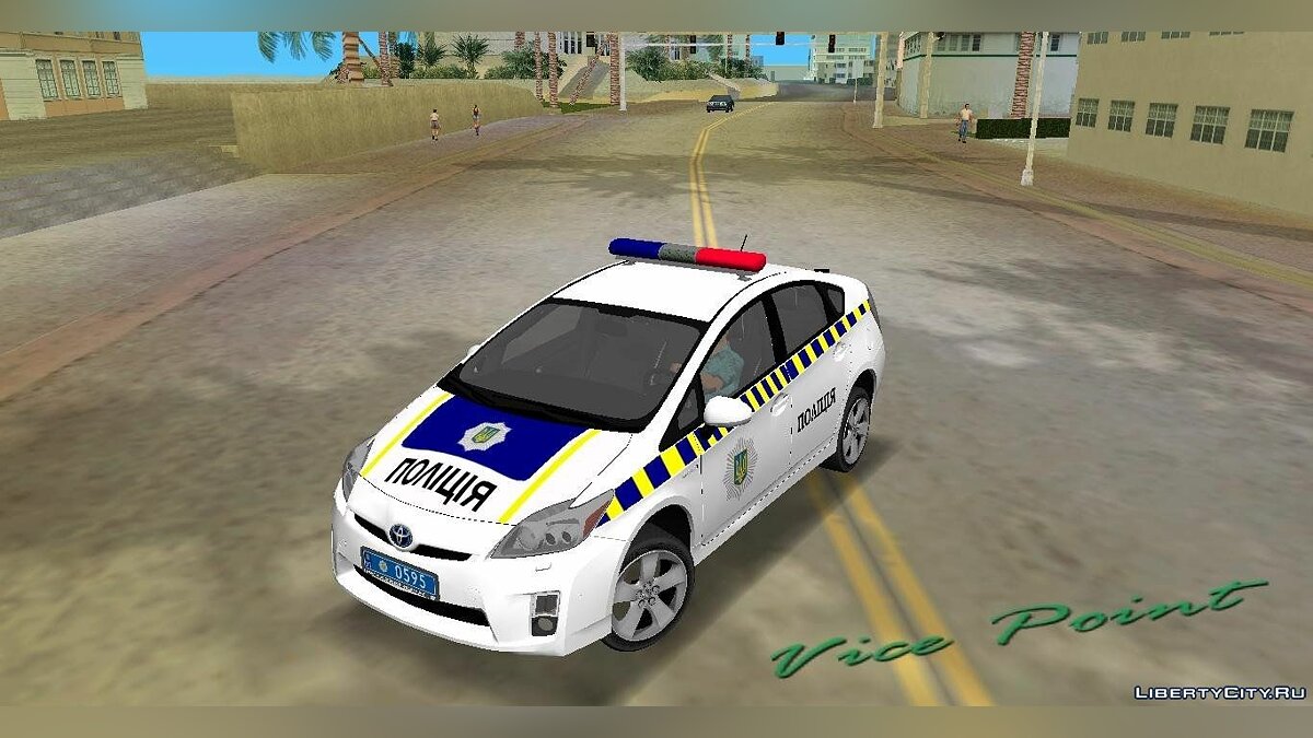 Toyota Prius Police of Ukraine for GTA Vice City - Картинка #1