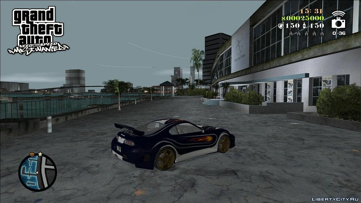 NFSMW Toyota Supra 'Vic' для GTA Vice City - Картинка #7