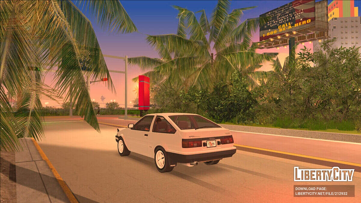Toyota Sprinter Trueno AE86 '85 / GTA Vice City