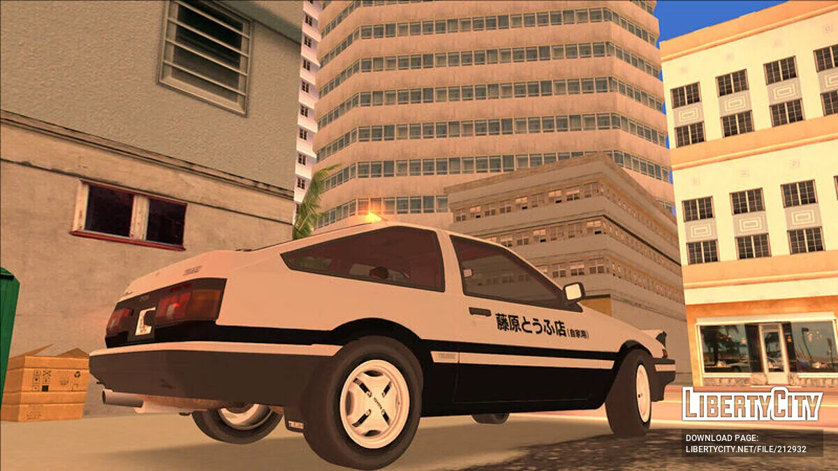 Toyota Sprinter Trueno AE86 '85 / GTA Vice City