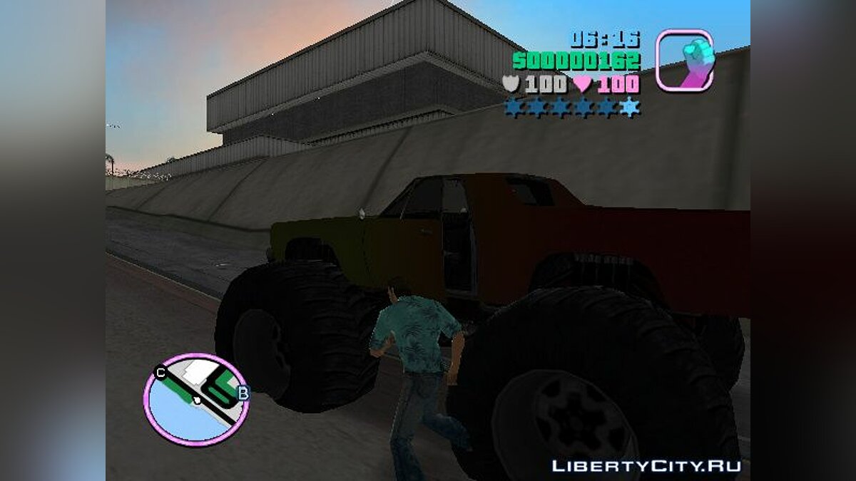 Скачать Marshall Monster Truck for Vice City (MVL) v. 1.0 для GTA Vice City