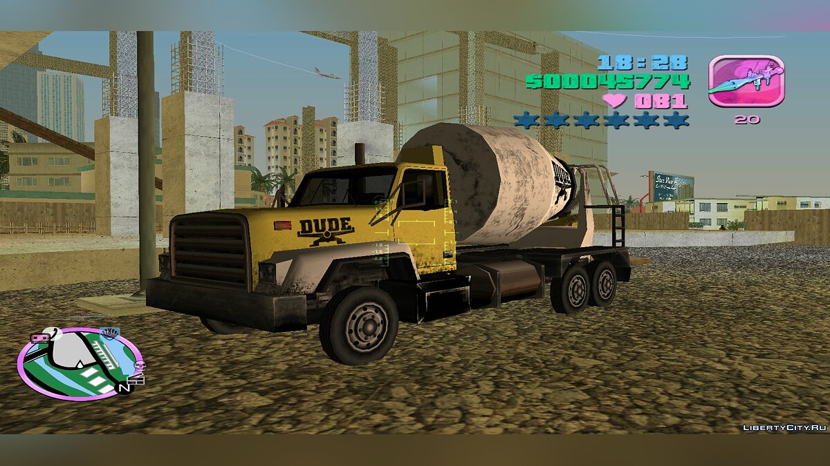 Cement Truck (MVL) для GTA Vice City - Картинка #1
