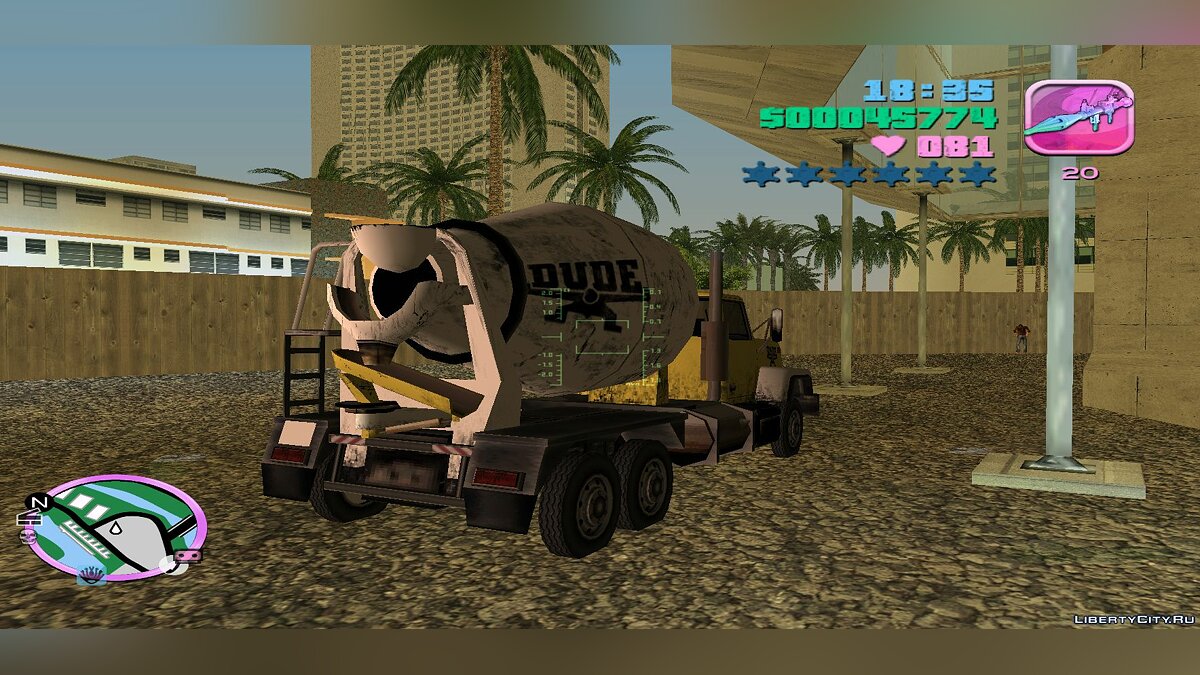 Cement Truck (MVL) для GTA Vice City - Картинка #2