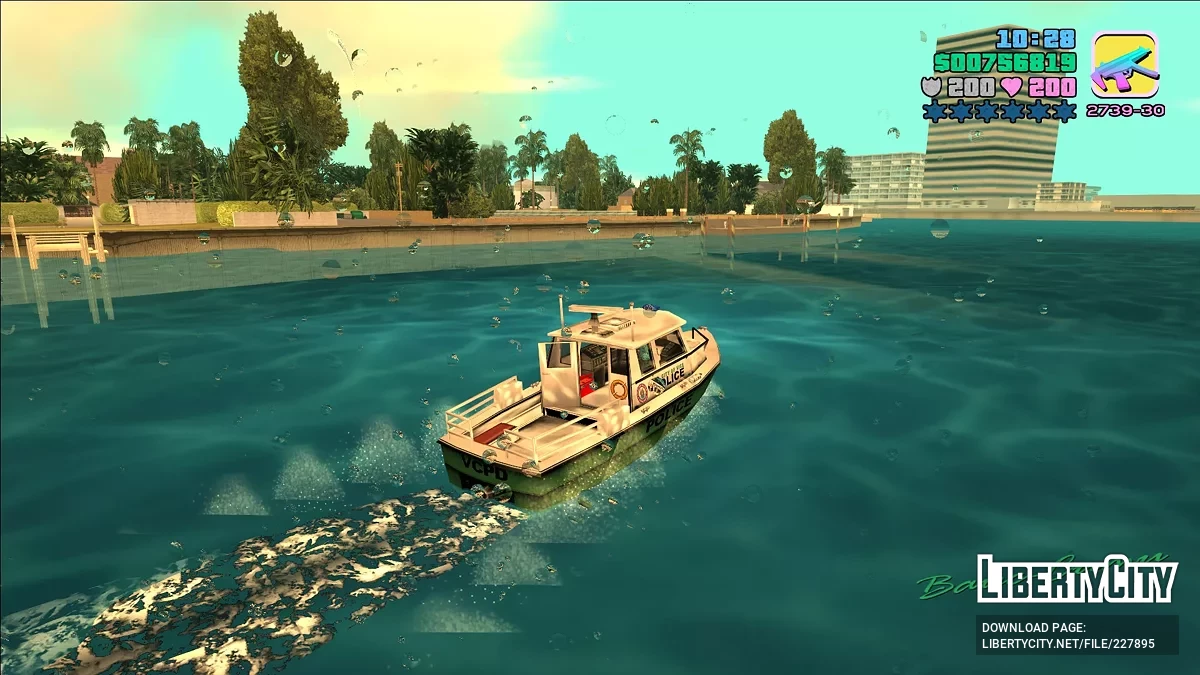 Reefer Police Boat Pack / GTA Vice City