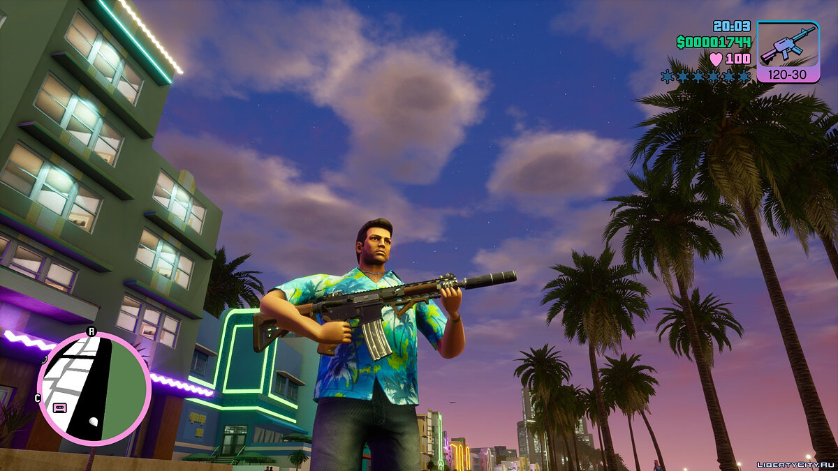M29 Infantry Assault Rifle from Serious Sam 4 для GTA Vice City: The Definitive Edition - Картинка #1