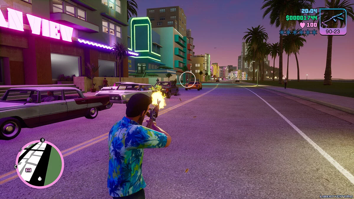 Service rifle from Fallout New Vegas / GTA Vice City: The Definitive Edition