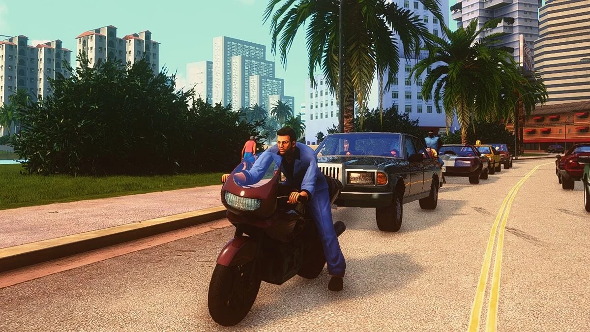 Улучшение цвета / GTA Vice City: The Definitive Edition