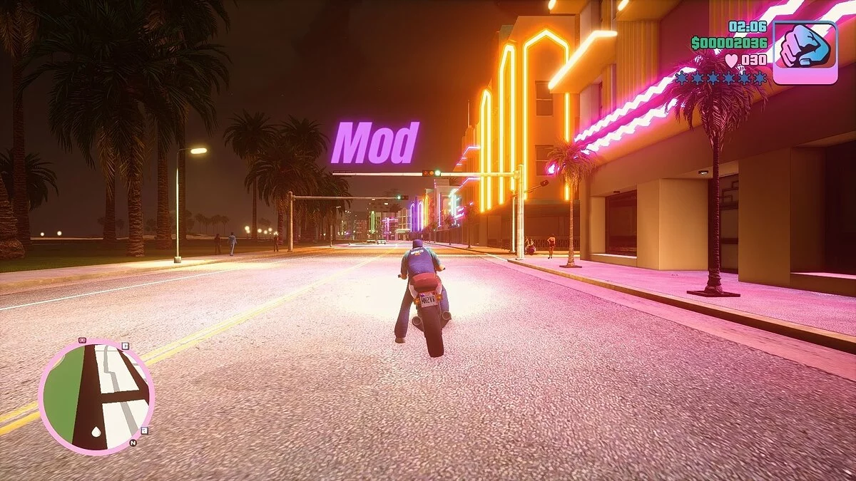 Улучшение цвета / GTA Vice City: The Definitive Edition