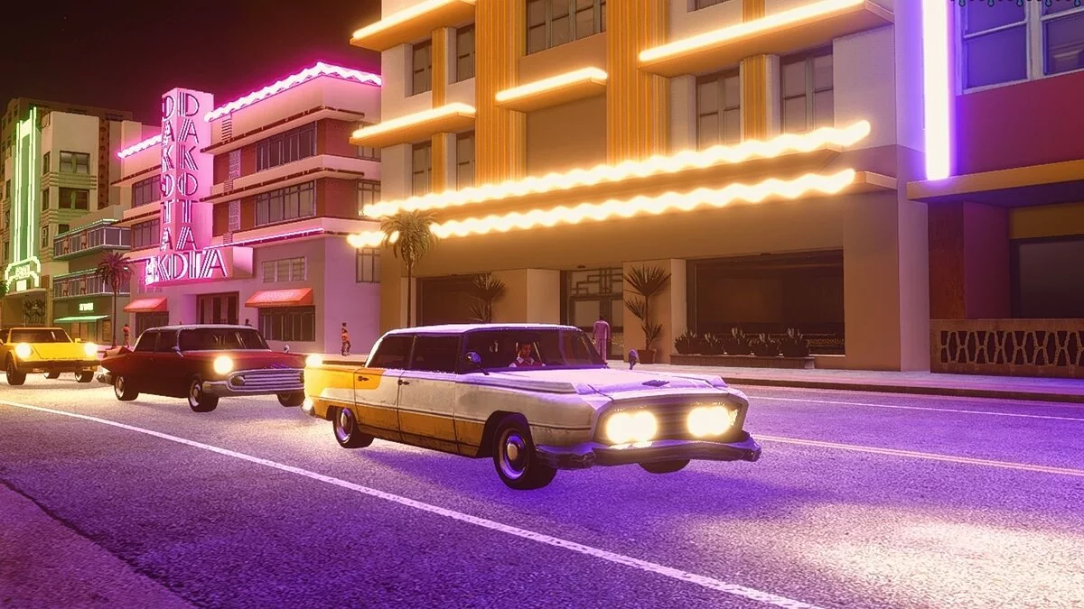 Улучшение цвета / GTA Vice City: The Definitive Edition