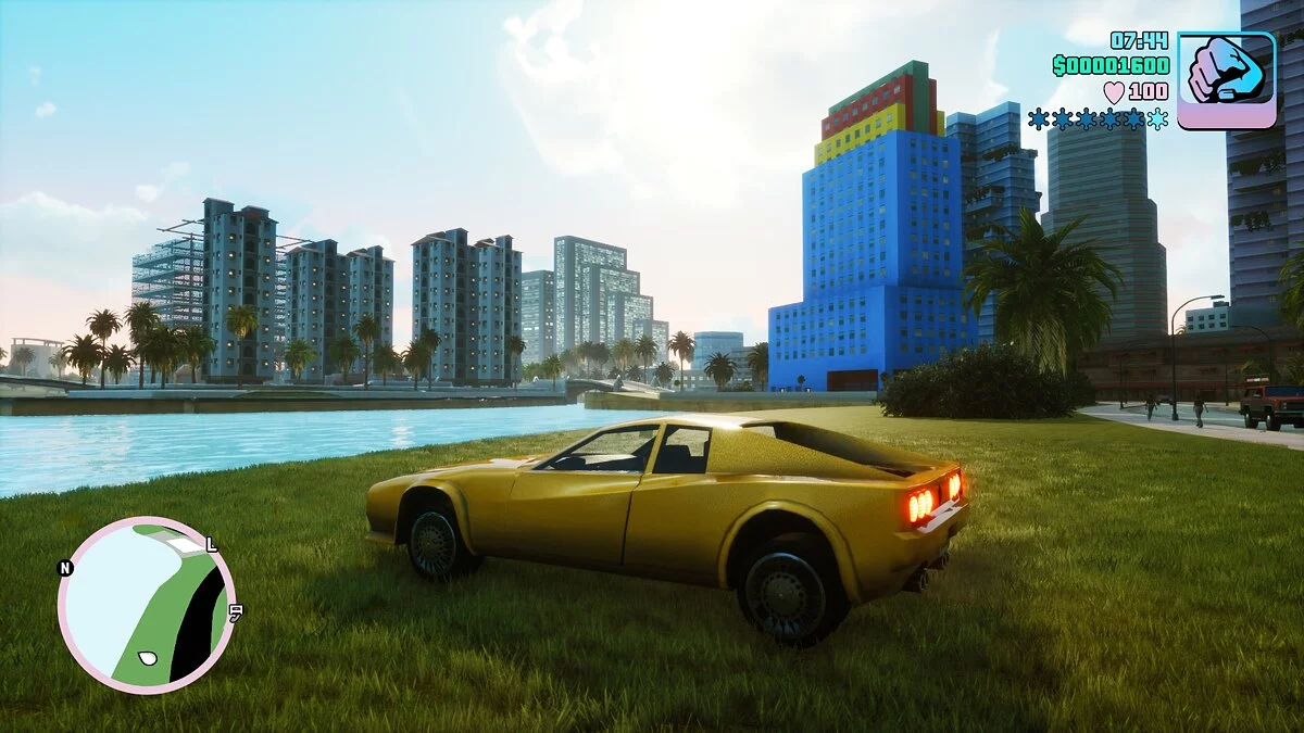 Улучшение цвета / GTA Vice City: The Definitive Edition