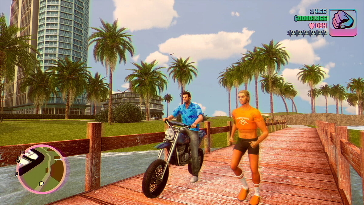 Скачать Графический пресет в стиле PS2 для GTA Vice City: The Definitive  Edition