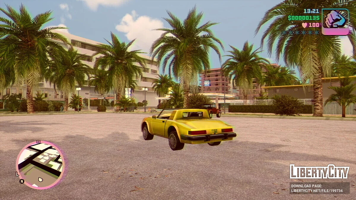 Графический пресет в стиле PS2 / GTA Vice City: The Definitive Edition