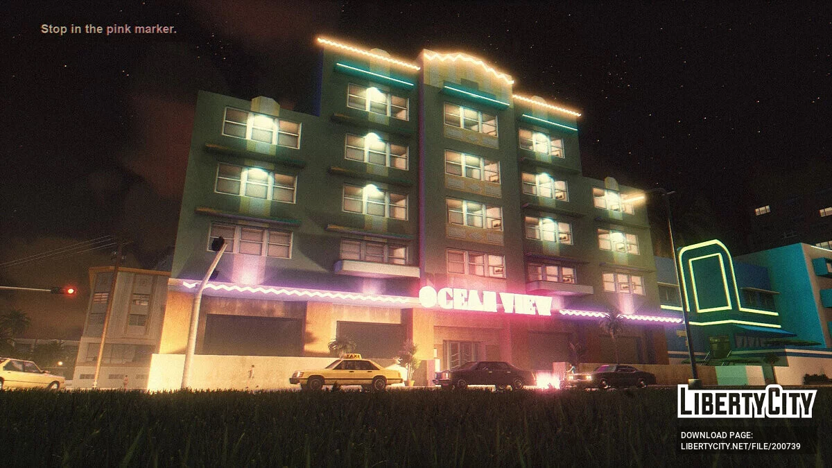 Визуальные эффекты в стиле 80х / GTA Vice City: The Definitive Edition