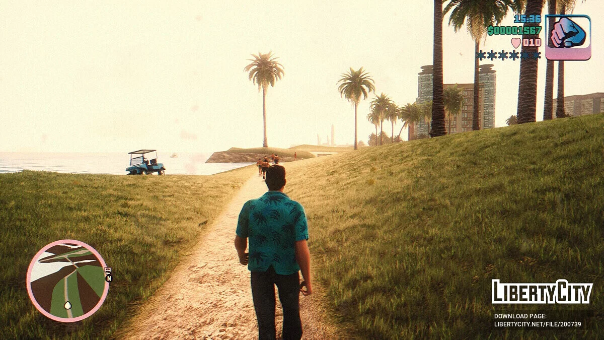 Визуальные эффекты в стиле 80х / GTA Vice City: The Definitive Edition