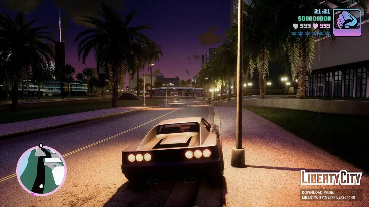 Реалистичный визуал / GTA Vice City: The Definitive Edition