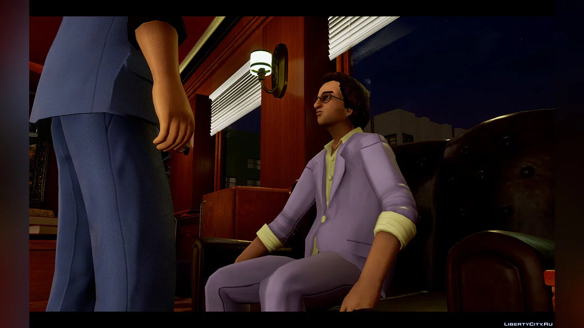 Кен Розенберг в стиле бета-версии / GTA Vice City: The Definitive Edition