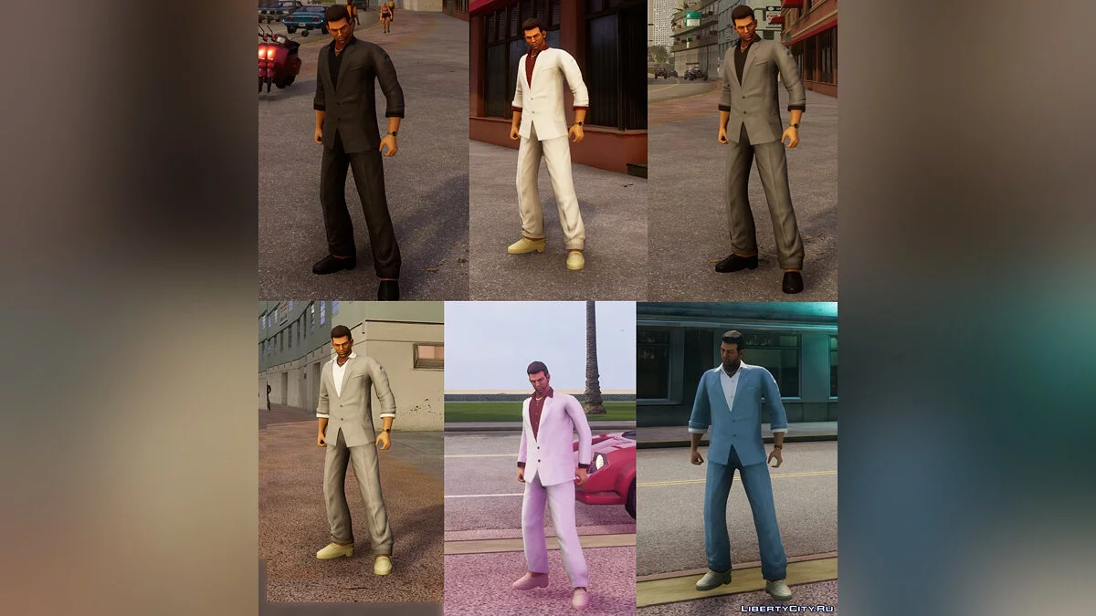Костюмы из «Лица со шрамом» / GTA Vice City: The Definitive Edition