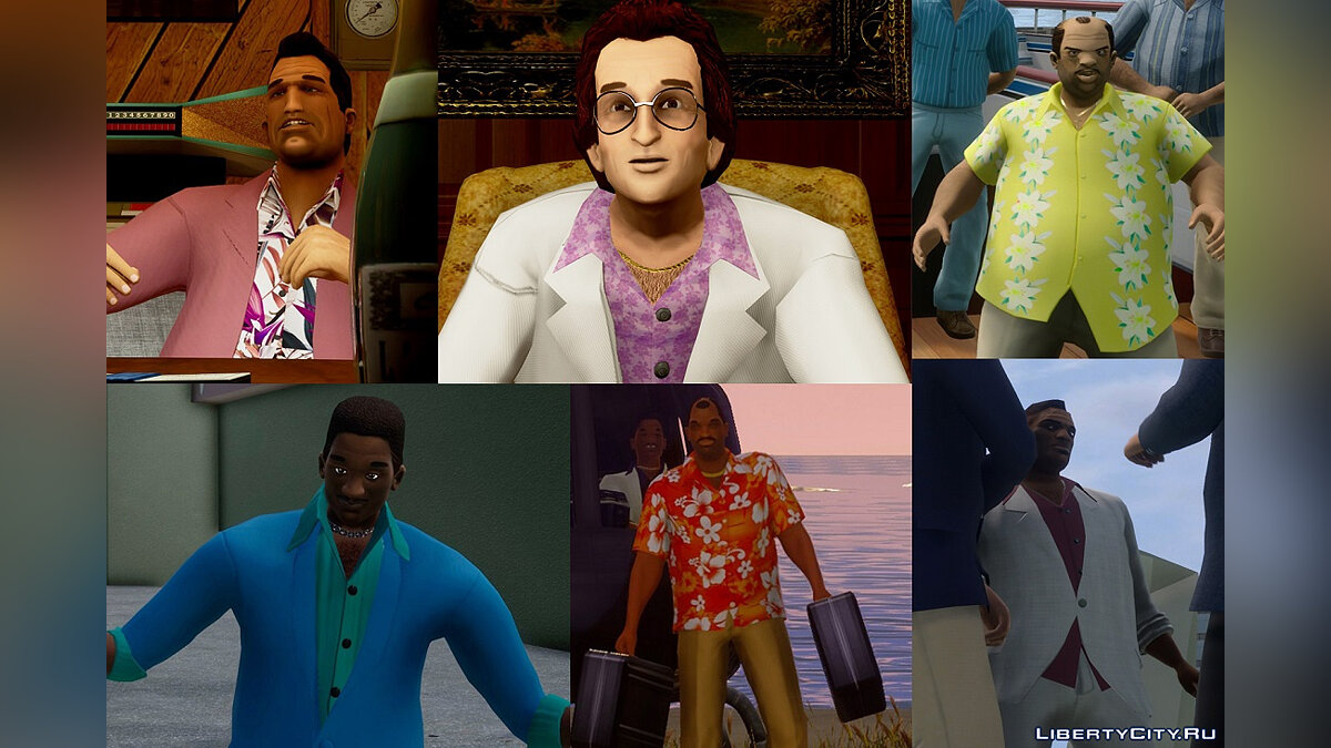 New characters clothes для GTA Vice City: The Definitive Edition - Картинка #1