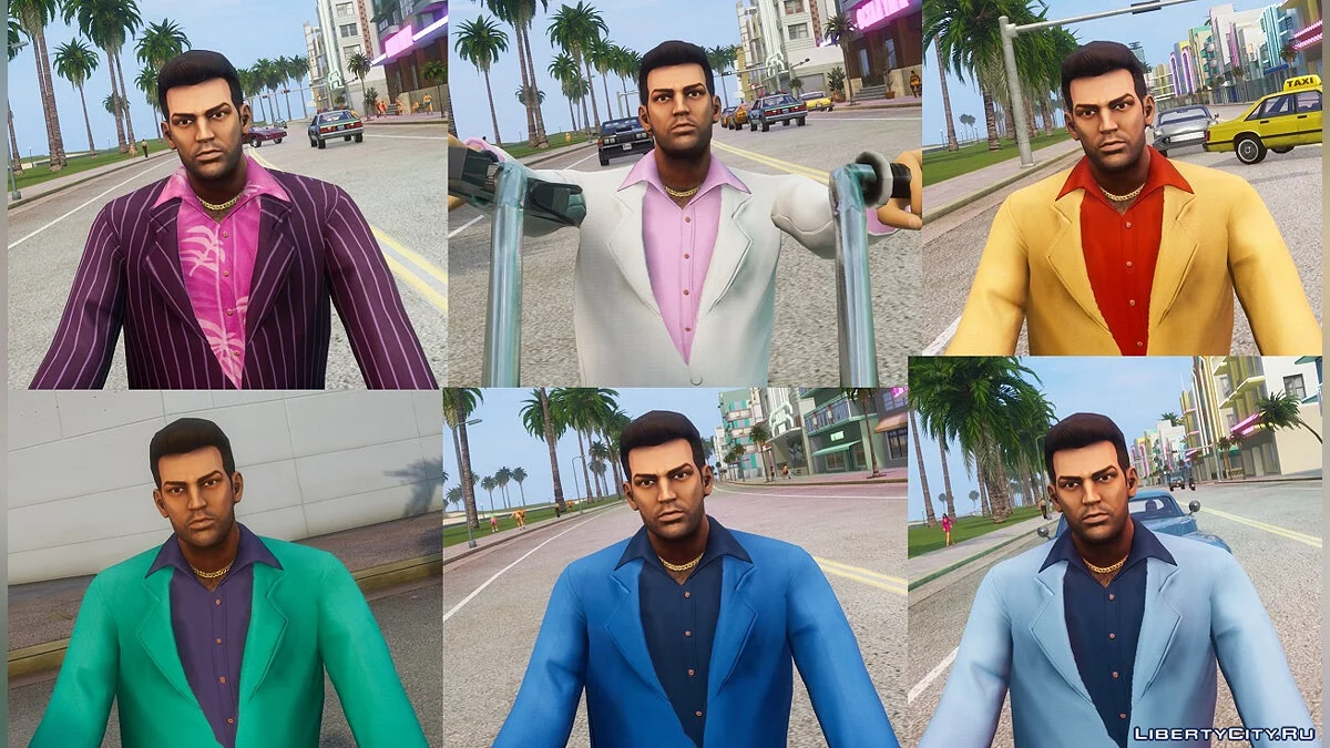 Новые костюмы для Версетти / GTA Vice City: The Definitive Edition
