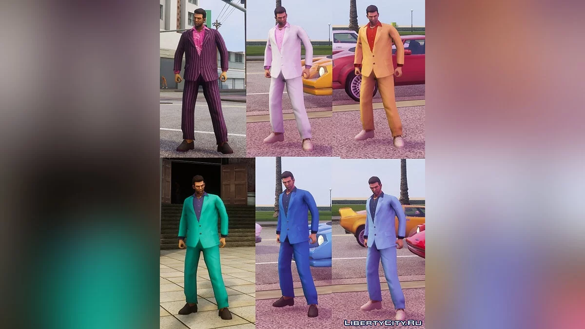 Новые костюмы для Версетти / GTA Vice City: The Definitive Edition