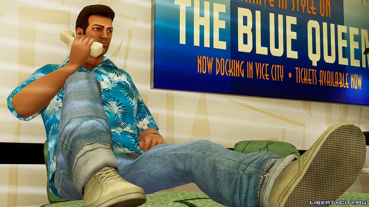 Рубашка из артворка / GTA Vice City: The Definitive Edition