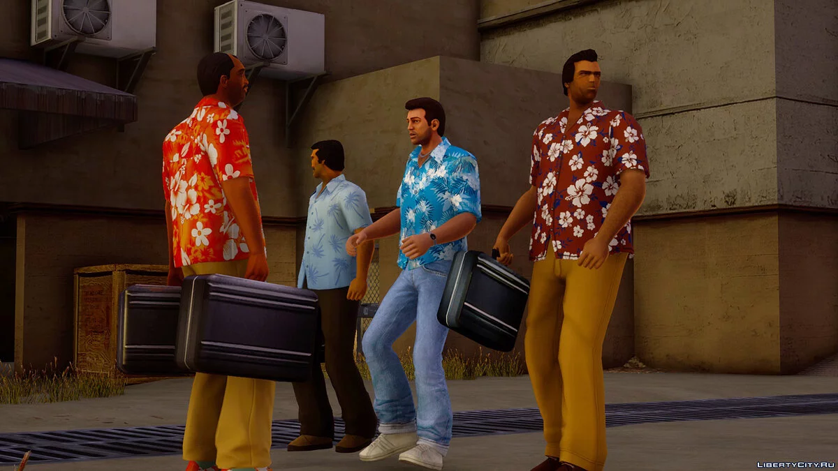 Рубашка из артворка / GTA Vice City: The Definitive Edition