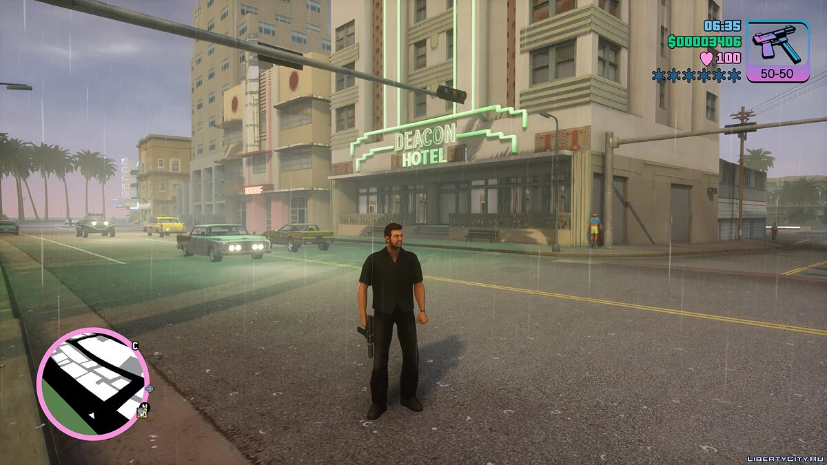 Стандартный скин Tache / GTA Vice City: The Definitive Edition