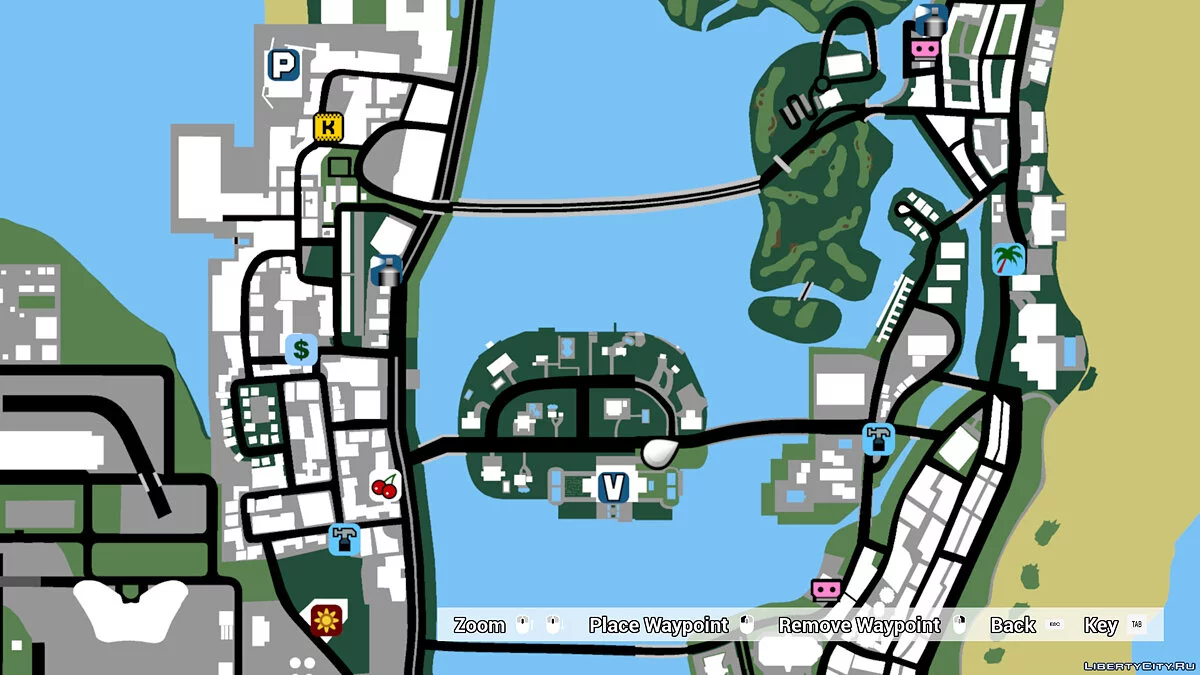 Старые иконки для радара / GTA Vice City: The Definitive Edition