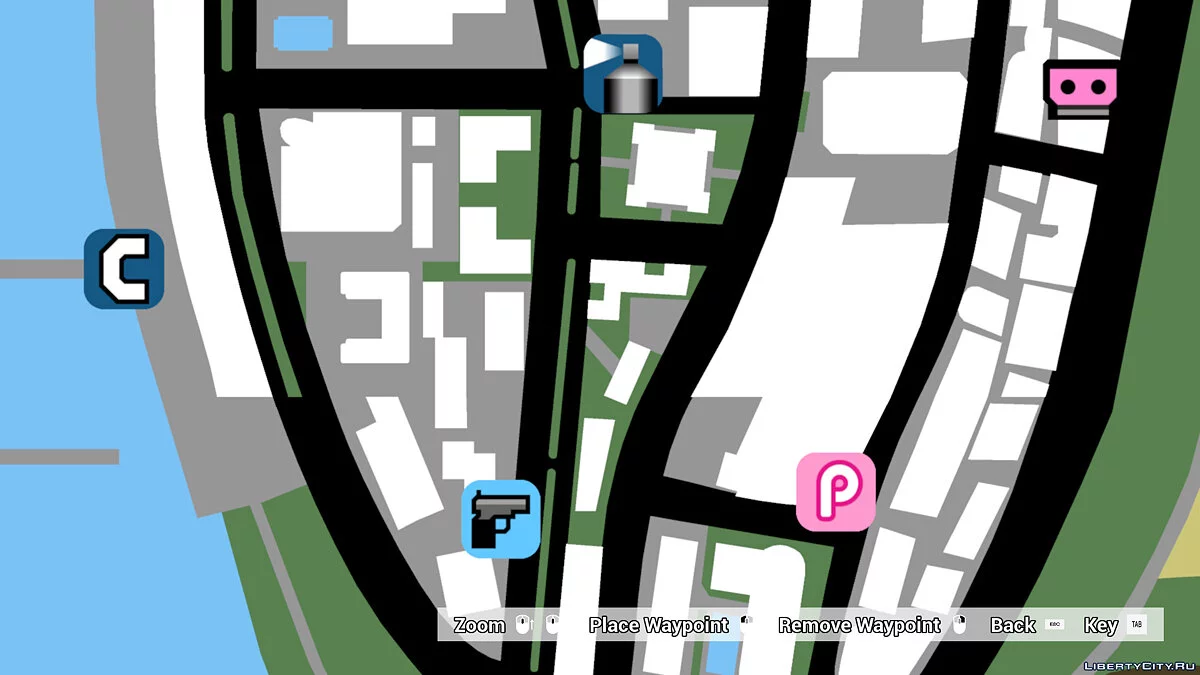 Старые иконки для радара / GTA Vice City: The Definitive Edition