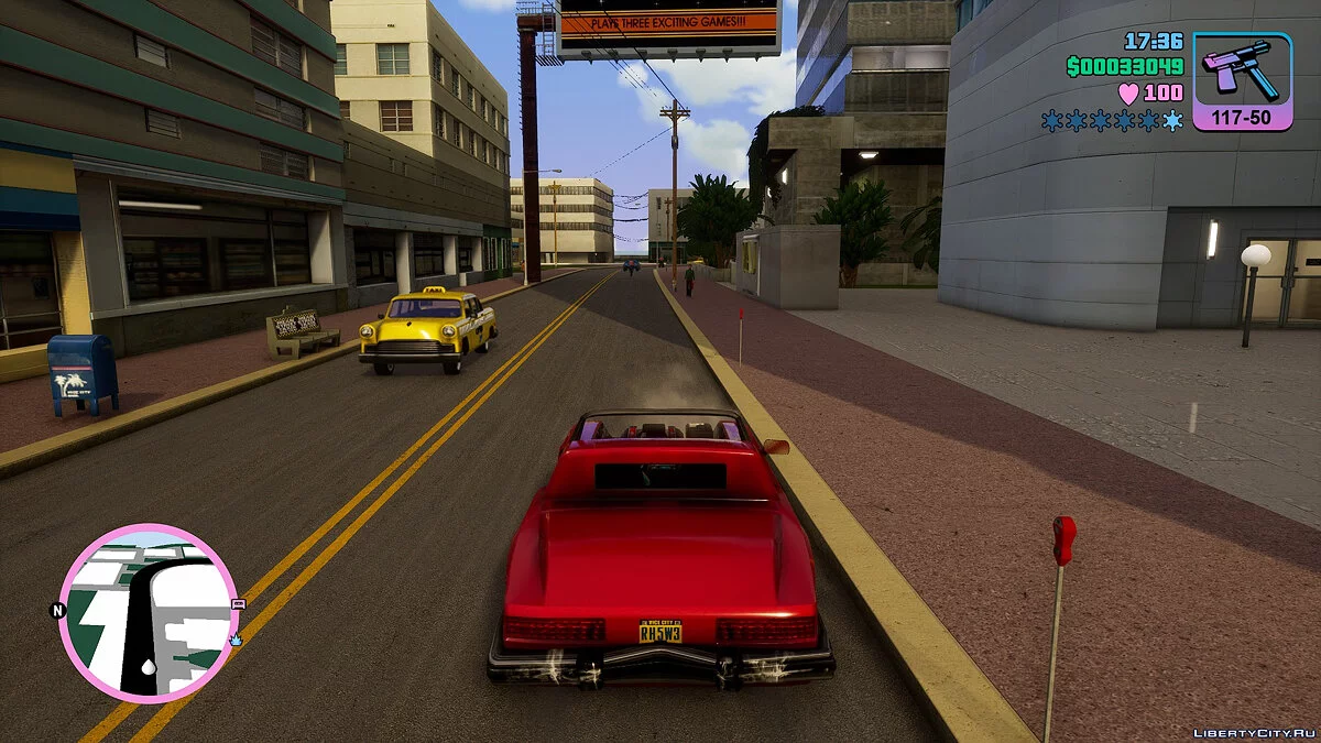 Улучшенные текстуры дорог / GTA Vice City: The Definitive Edition
