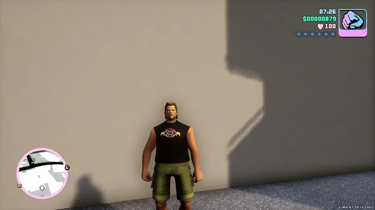 Восстановлен флаг Конфедерации на майке Фила Кэссиди / GTA Vice City: The Definitive Edition