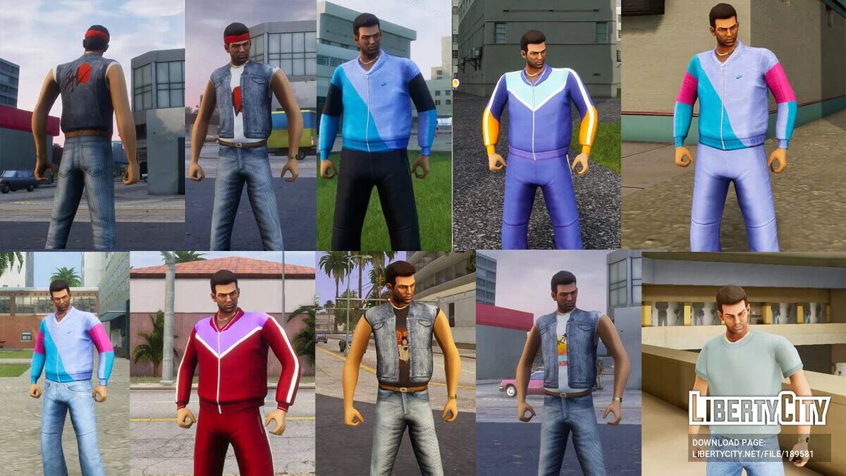 Новая одежда в стиле 80х / GTA Vice City: The Definitive Edition