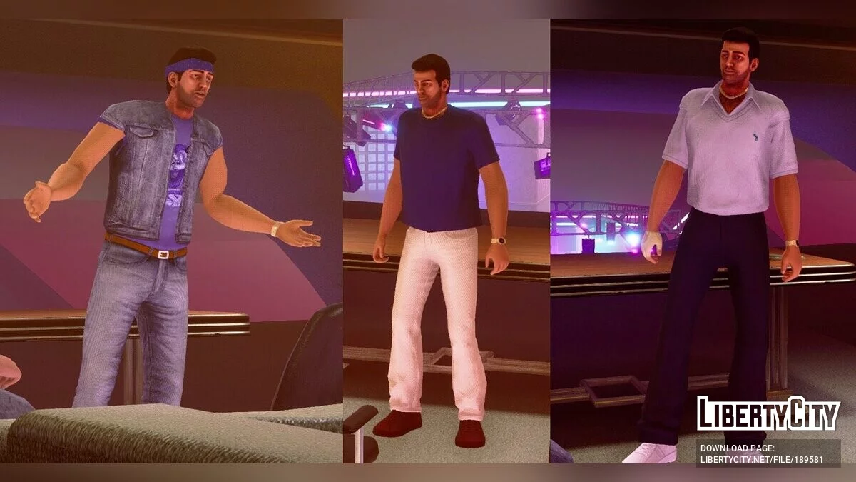 Новая одежда в стиле 80х / GTA Vice City: The Definitive Edition