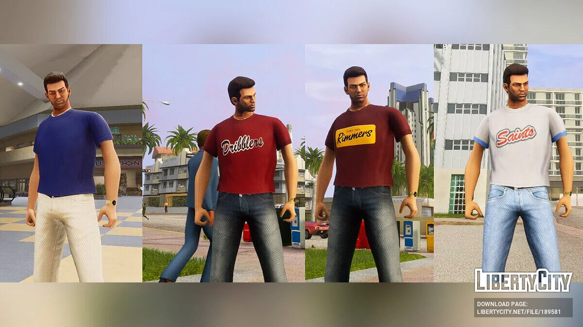 Новая одежда в стиле 80х / GTA Vice City: The Definitive Edition