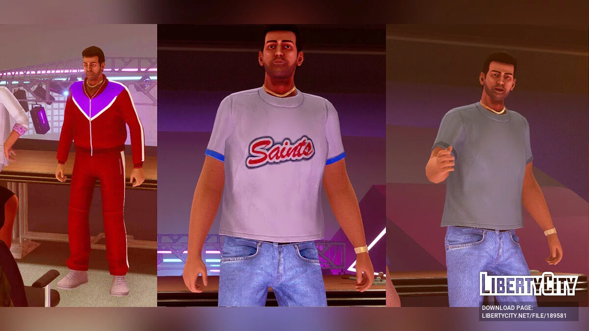 Новая одежда в стиле 80х / GTA Vice City: The Definitive Edition