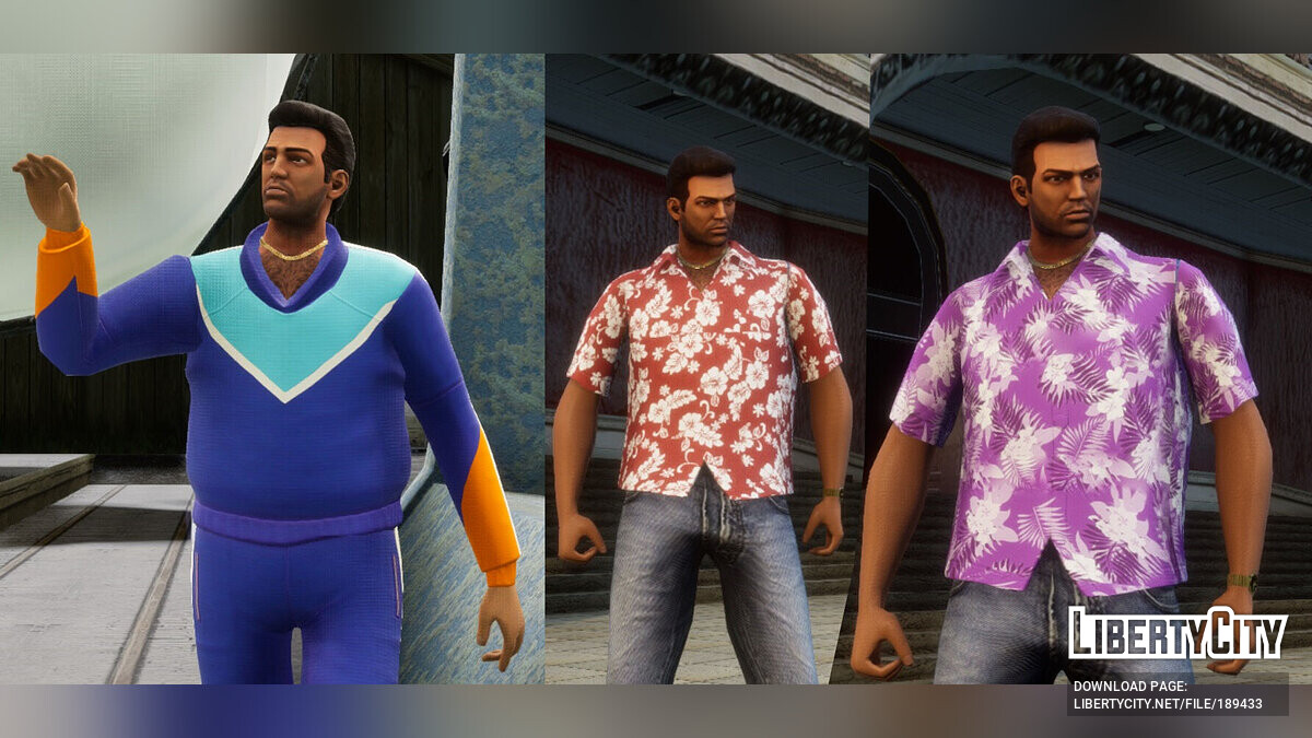 Новая атмосферная одежда для Томми для GTA Vice City: The Definitive Edition - Картинка #4