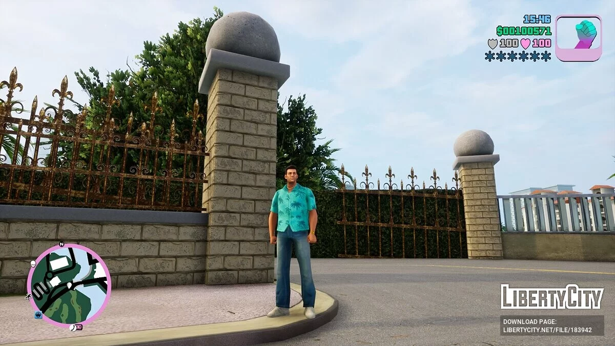 Исправление ворот в гольф-клубе / GTA Vice City: The Definitive Edition