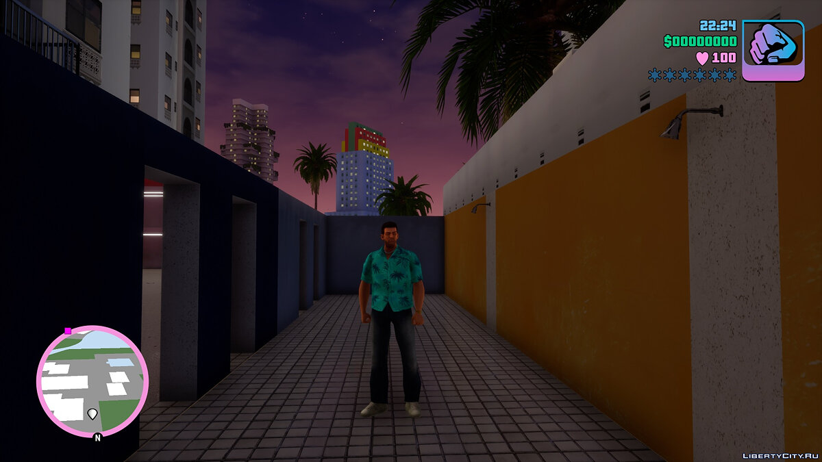 Скачать Убрать HUD для GTA Vice City: The Definitive Edition