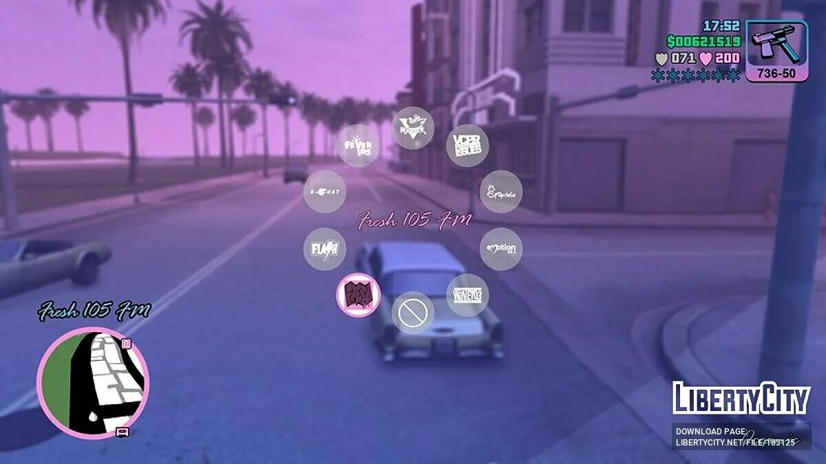 Радиостанция Fresh 105 FM из GTA Vice City Stories / GTA Vice City: The Definitive Edition