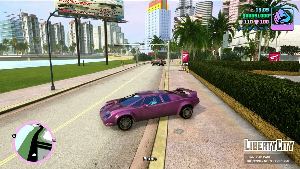 Спавнер транспорта 1.1 / GTA Vice City: The Definitive Edition