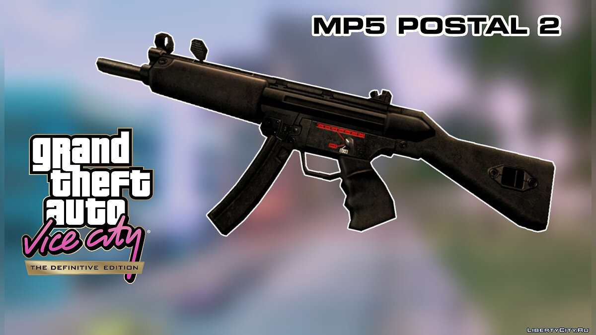 MP5 from Postal 2 для GTA Vice City: The Definitive Edition - Картинка #1