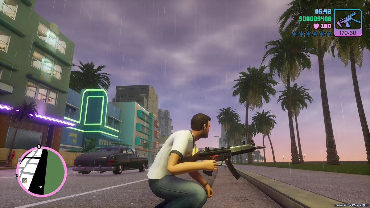 MP5 from Postal 2 / GTA Vice City: The Definitive Edition